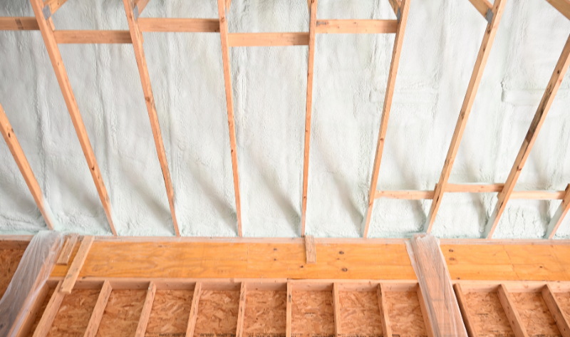 open_cell-spray_foam spray foam insulation installer, insulating home's attic